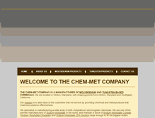 Tablet Screenshot of chem-metco.com